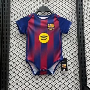 Barcelona 2025-26 Home Babysuit Witj Name LAMINE YAMAL #9👶⚽️😘